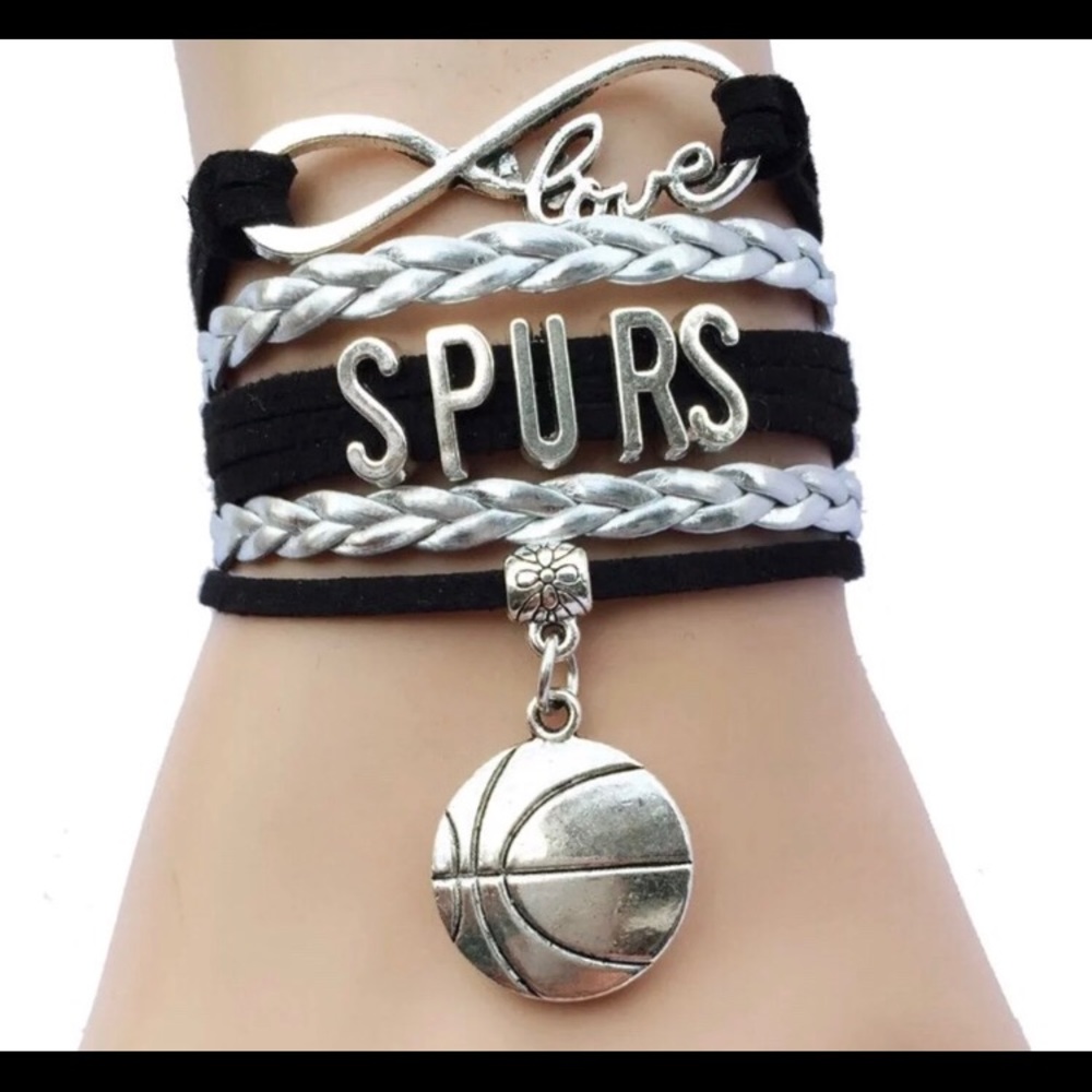 NBA San Antonio Spurs Infinity Love Bracelet